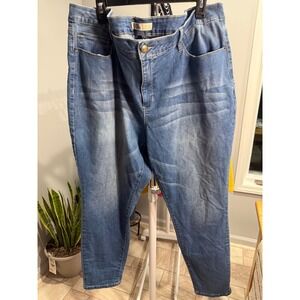 Royalty For Me Denim Jeans Skinny High Rise 22W Light Wash